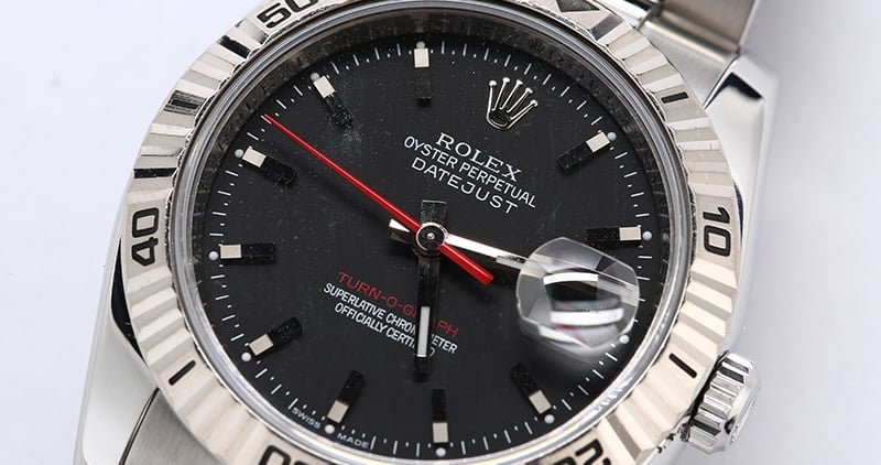 Men's Rolex Datejust Thunderbird 116264 Red Date Wheel