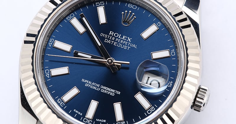 Rolex Datejust II Ref 116334 Blue Dial 41MM