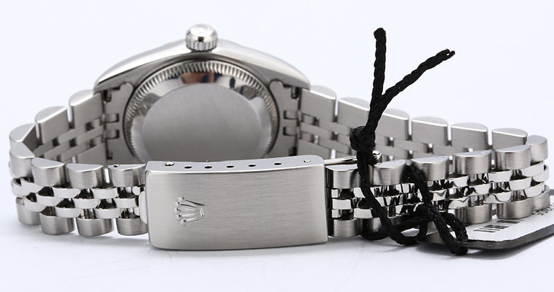 Rolex Ladies Oyster Perpetual 76094 Silver Index Dial