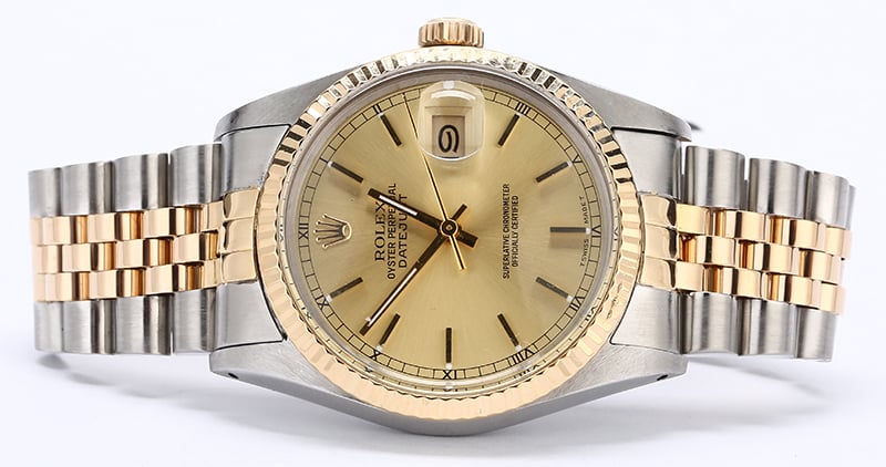 Rolex Datejust 16013 Two Tone Jubilee Men's Watch