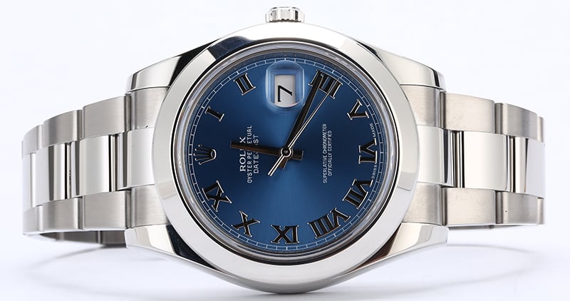 Rolex Datejust II Ref 116300 Blue Dial