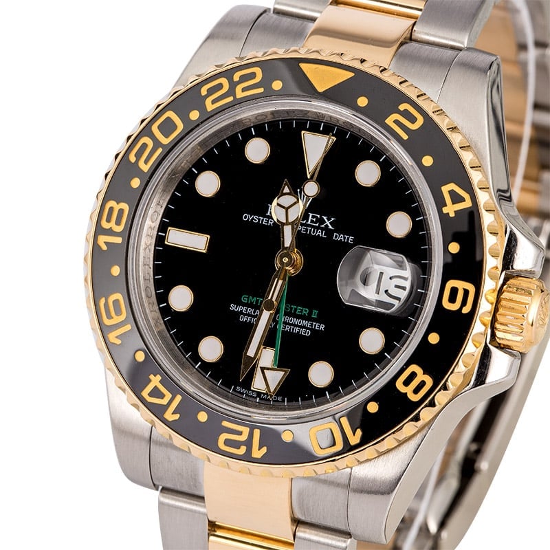 Men's Rolex GMT-Master II Ref 116713 Black Dial