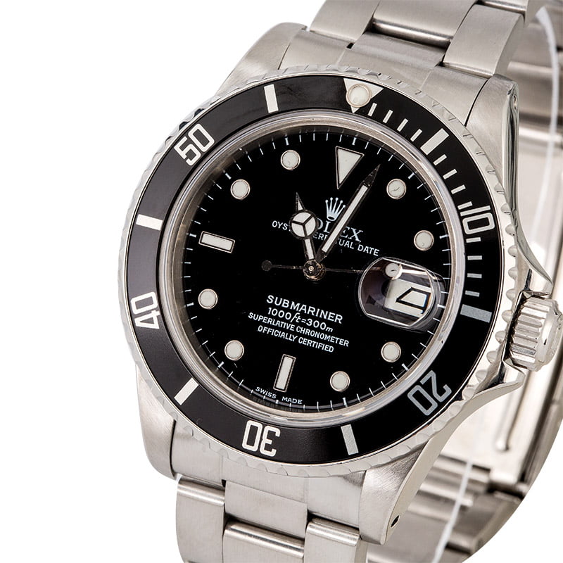 Rolex Submariner 16800 Stainless Steel Band