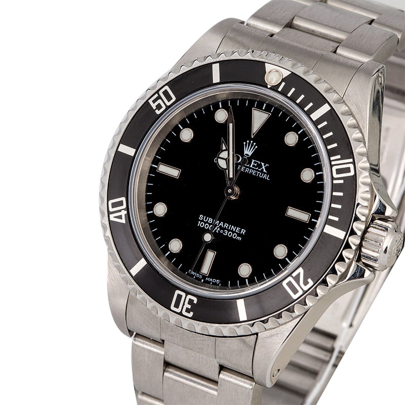 Rolex Submariner 14060 Men's Stainless Steel Watch