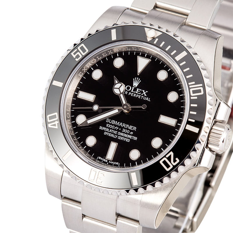 Unworn Rolex No Date Submariner 114060