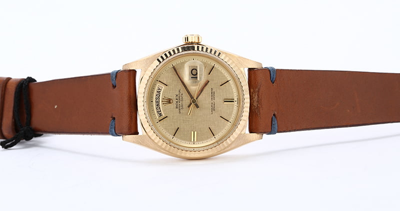 Rolex President Day-Date 1803 Champagne Linen Dial