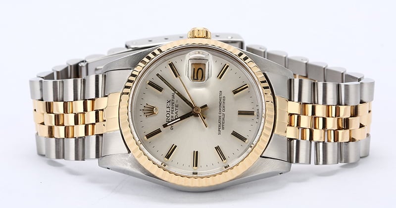 PreOwned Rolex Date 15053 Two Tone Jubilee