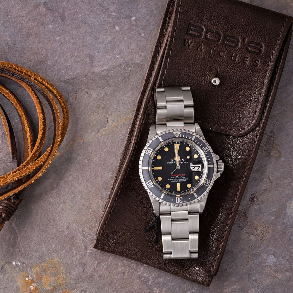 Vintage 1969 Rolex Submariner 1680 with Fat Font Bezel