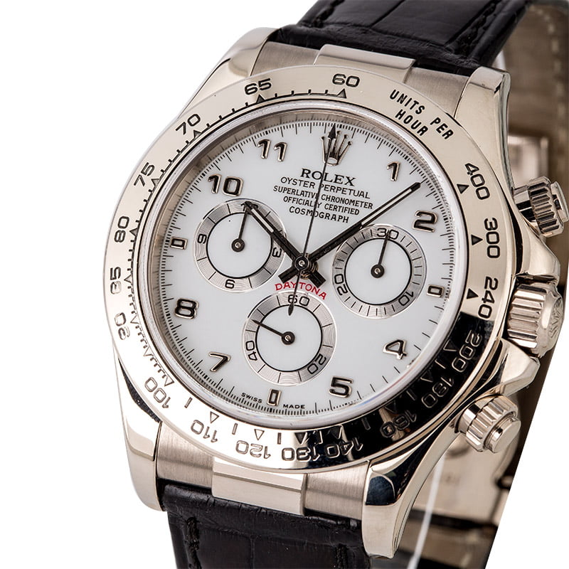 Rolex Daytona 116519 Cosmograph 18K White Gold