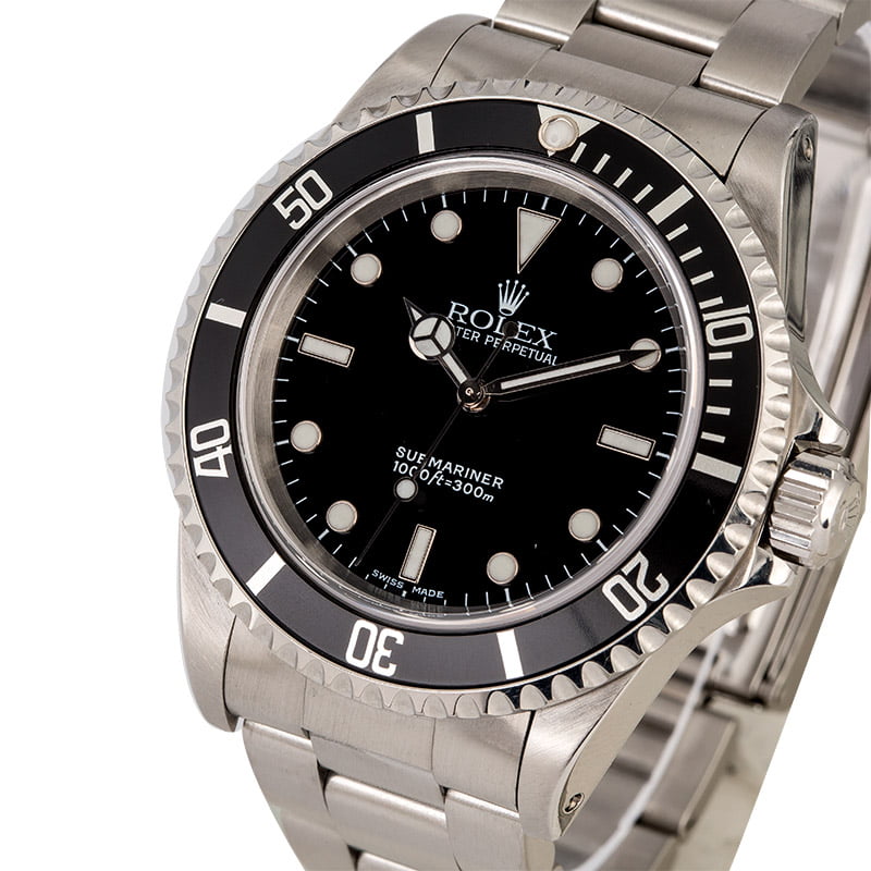 PreOwned Rolex Submariner 14060 Men's Diving Watch