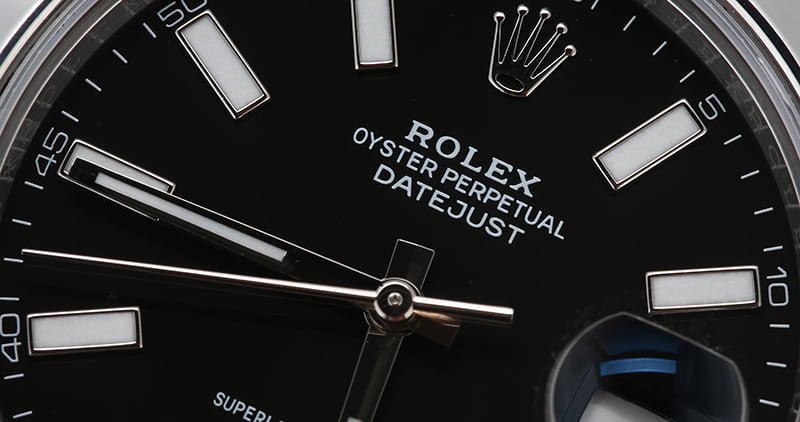 Men's Rolex Datejust 116300 Black Luminescent Dial
