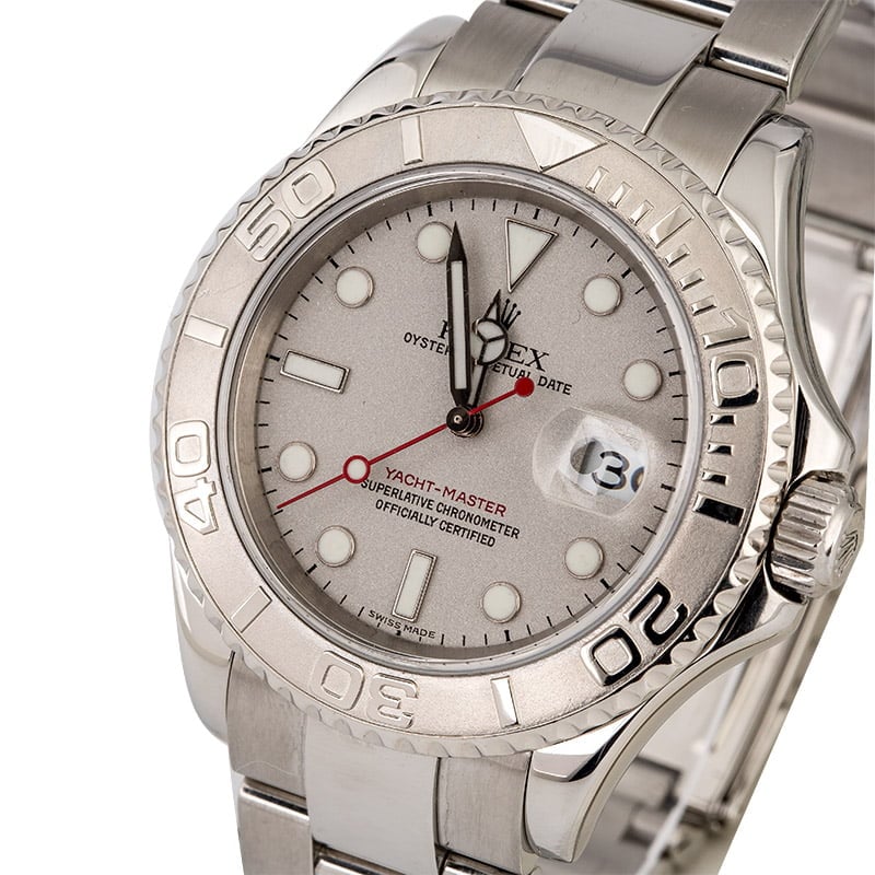 Rolex Yacht-Master 16622 with Platinum Bezel