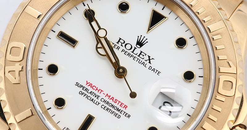 Rolex Yacht-Master 16628 Yellow Gold Oyster Band