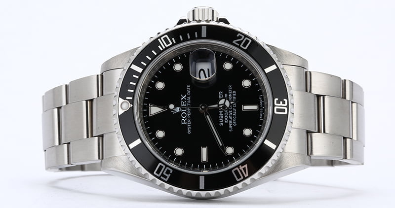 Certified Rolex Submariner 16610 Serial Engraved