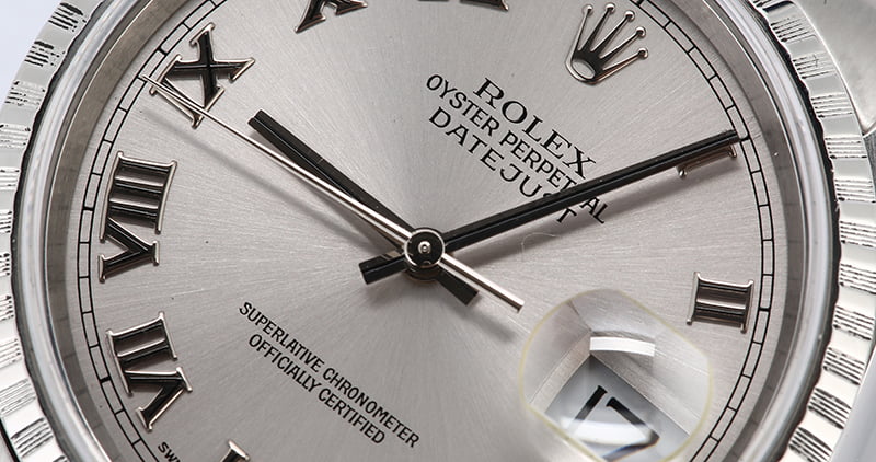 Men's Rolex Datejust 16220 Steel Jubilee Band