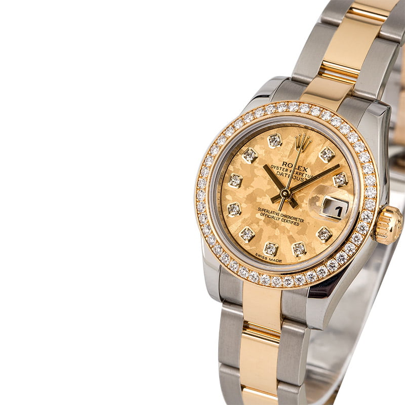 Rolex Ladies Datejust 179383 Crystal Diamond Dial