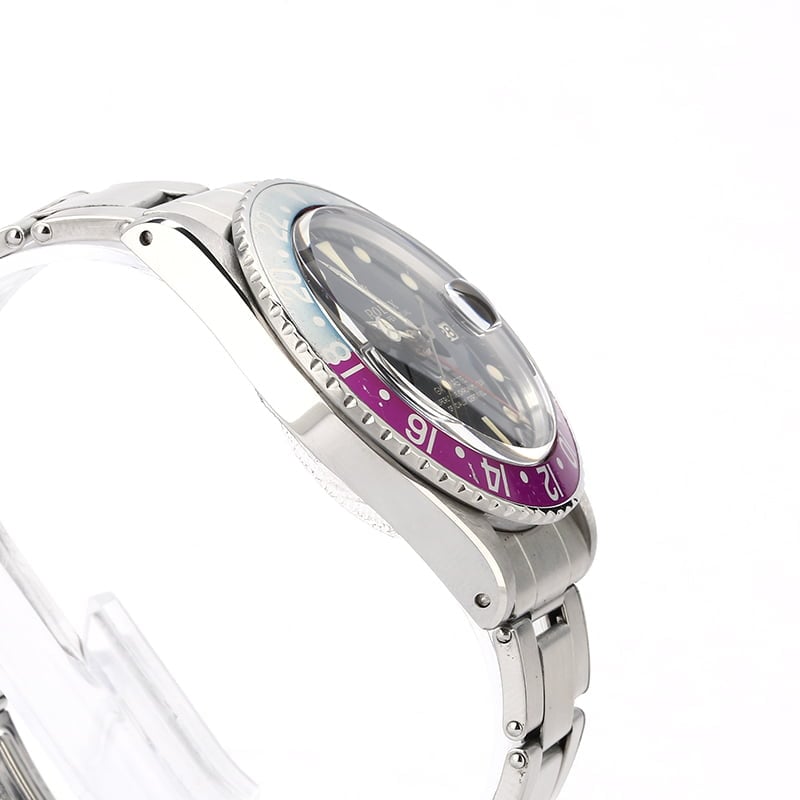 Vintage 1965 Rolex GMT-Master 1675 Fuchsia Bezel