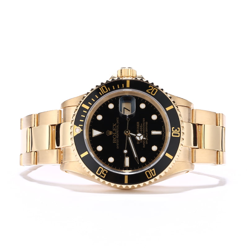 Rolex Submariner 16618 Yellow Gold Oyster Bracelet