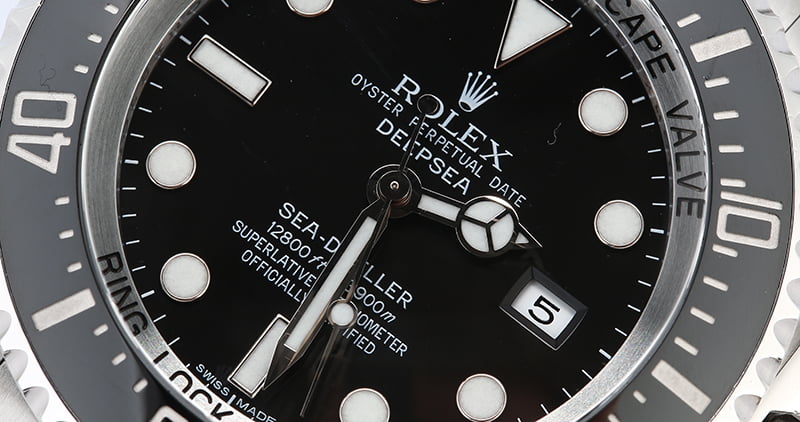 Men's Rolex Sea-Dweller DeepSea 116660 Black Ceramic Bezel