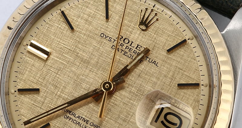 Rolex Datejust 1601 Linen 'Pie Pan' Dial