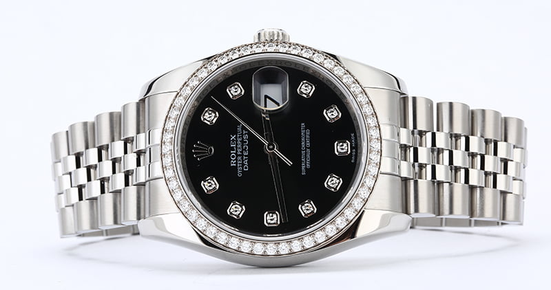 Rolex Datejust 116234 Black Diamond Dial & Bezel