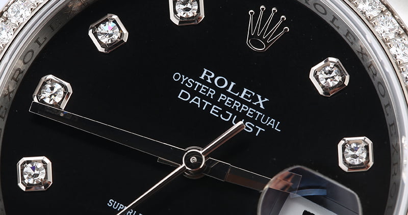 Rolex Datejust 116234 Black Diamond Dial & Bezel
