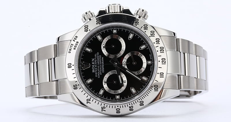 Men's PreOwned Rolex Daytona 116520 Serial Engraved