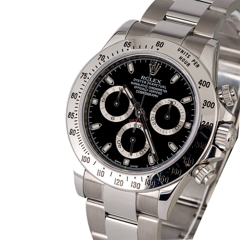 Men's PreOwned Rolex Daytona 116520 Serial Engraved