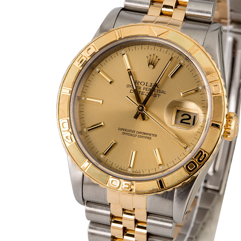 Rolex Datejust Turn-O-Graph 16263 Jubilee Band