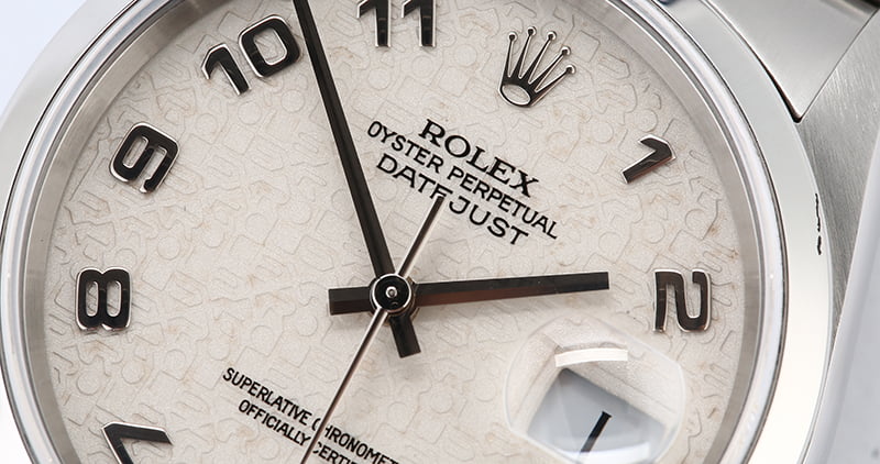 Rolex Datejust 16200 Ivory Jubilee Dial