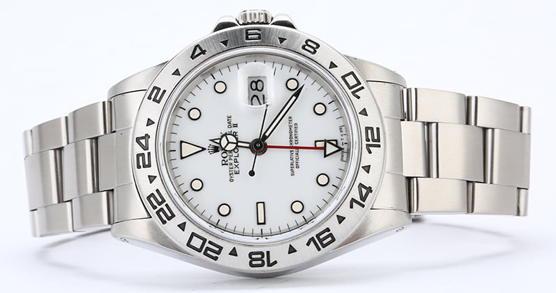 White Dial Rolex Explorer 16550 Steel Oyster