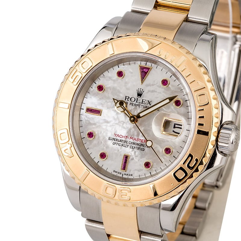 Rolex Yacht-Master 16623 MOP Ruby Dial