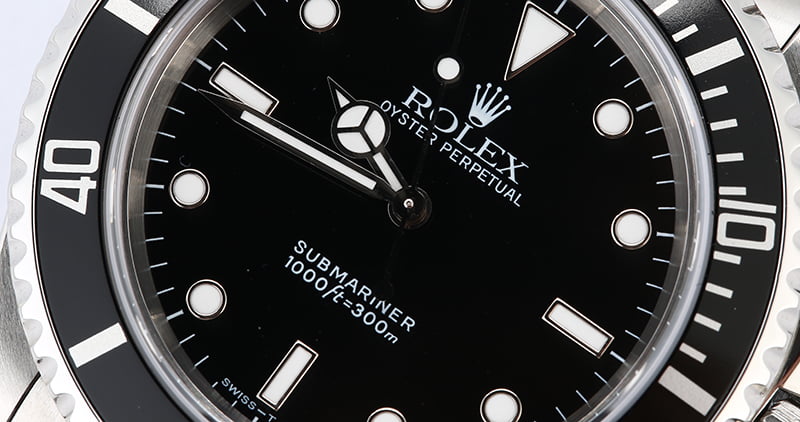 Steel Rolex Submariner 14060 No Date