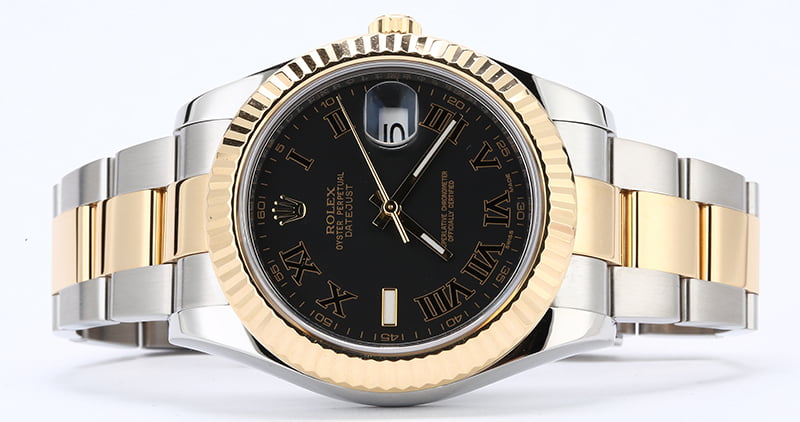 Used Rolex Datejust 116333 Slate Roman Dial