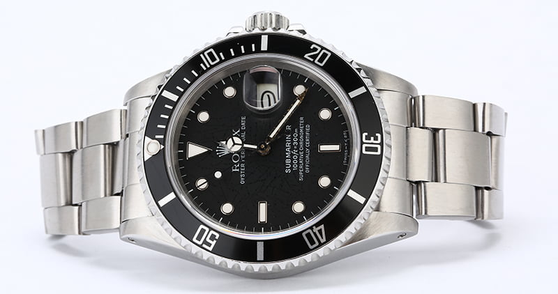 Steel Rolex Submariner 168000