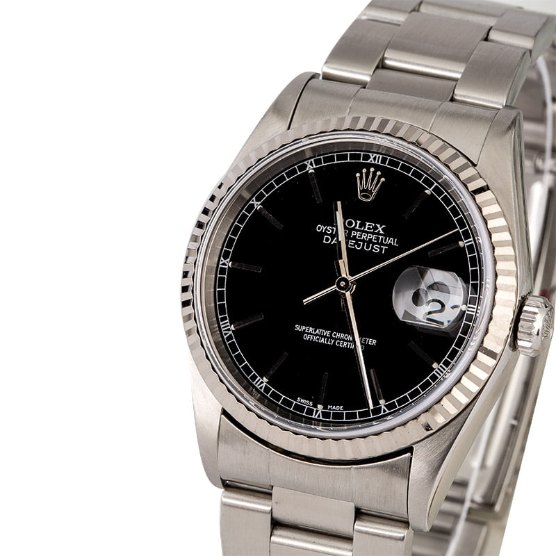 Used Rolex Datejust 16234 Steel Oyster