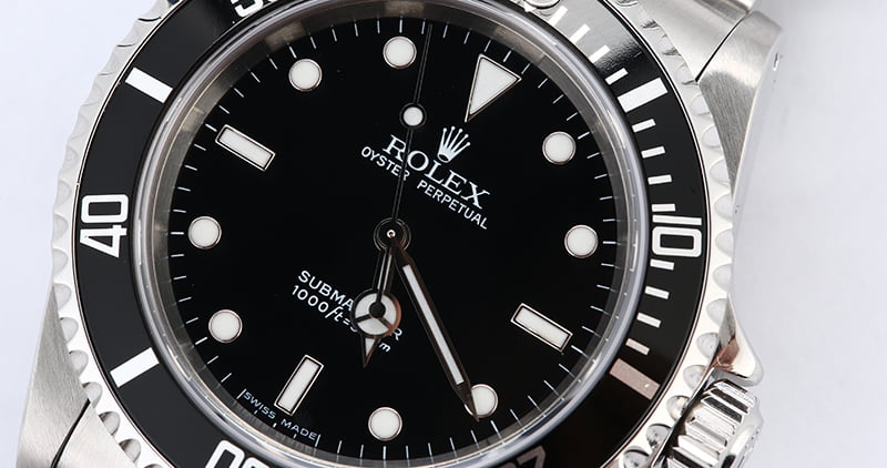 Men's Rolex No Date Submariner 14060