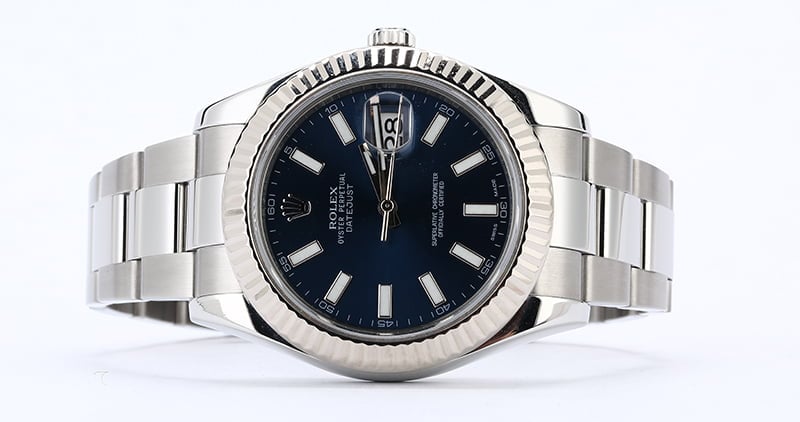 Rolex Datejust 116334 Blue Luminous Dial