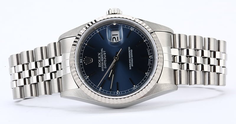 Used Rolex Datejust 16234 Blue Dial