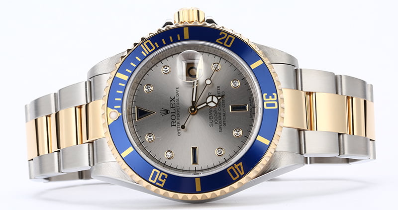 Pre-Owned Serti Rolex Submariner 16613