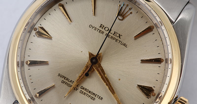 Vintage Rolex Oyster Perpetual 1002 Two Tone
