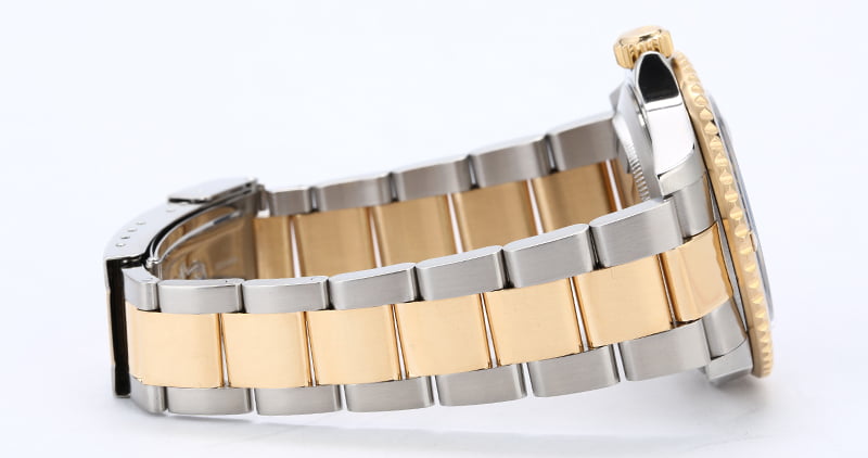Rolex Submariner 16613 Serial Engraved with Gold-Thru Clasp