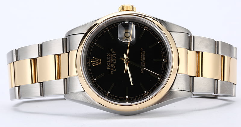 Rolex Datejust 16203 Black Dial