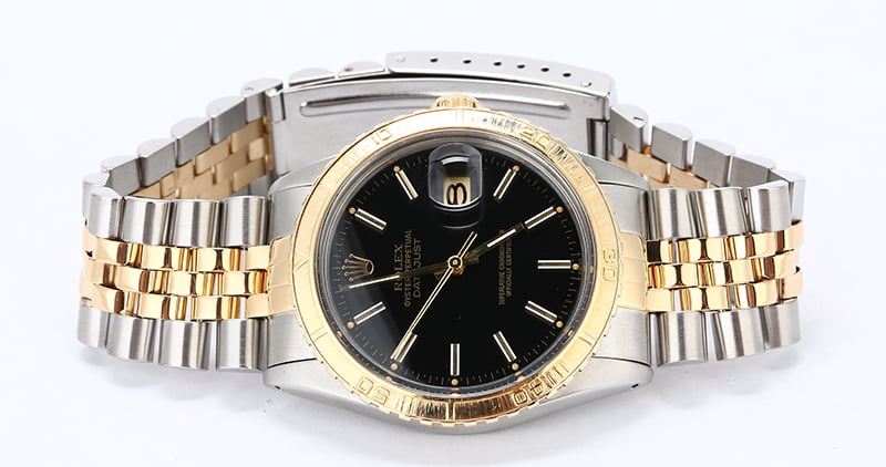 Rolex Datejust 16253 Black Dial 'Thunderbird'