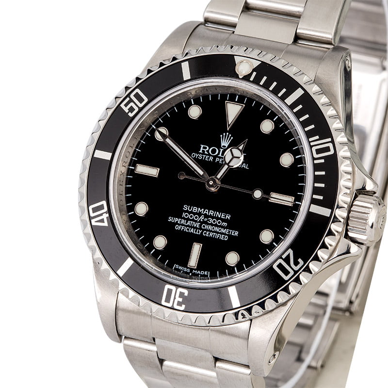 Rolex Submariner 14060 Serial Engraved