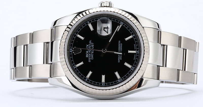 Rolex Datejust 116234 Steel Oyster with Black Dial