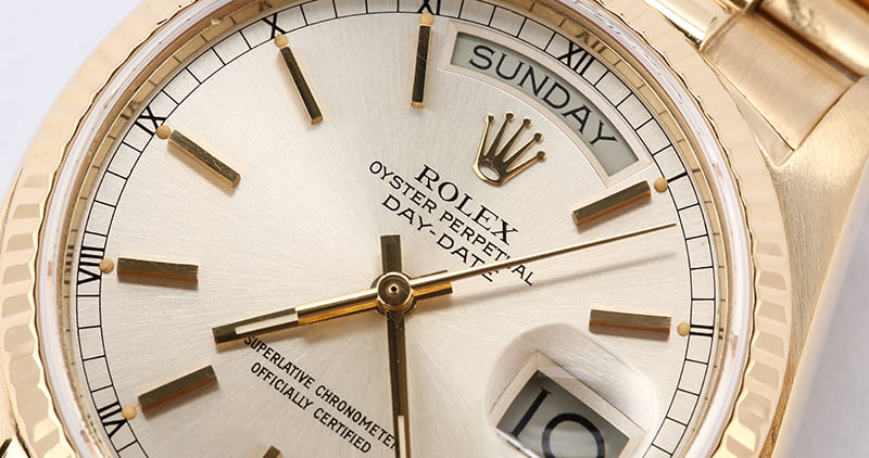 Used Rolex President 18038 Yellow Gold Day-Date