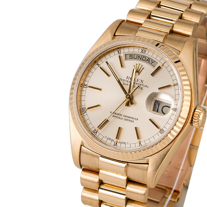 Used Rolex President 18038 Yellow Gold Day-Date