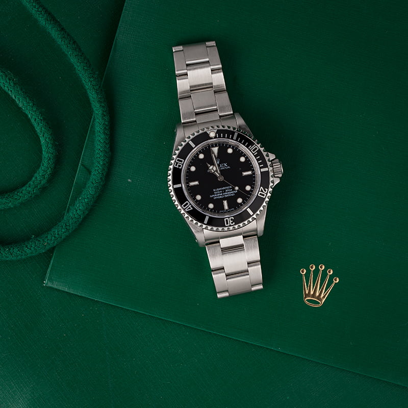 Rolex Submariner 14060 Serial Engraved No Date