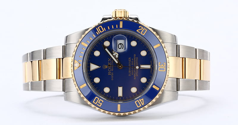 PreOwned Rolex Submariner 116613 Two Tone Oyster